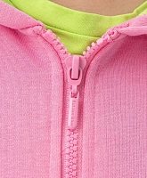 Толстовка на молнии с капюшоном для девочки