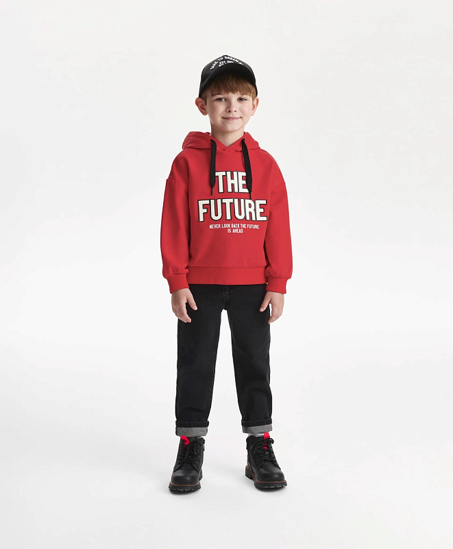 Худи для мальчика из футера с начесом