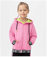 Толстовка на молнии с капюшоном для девочки