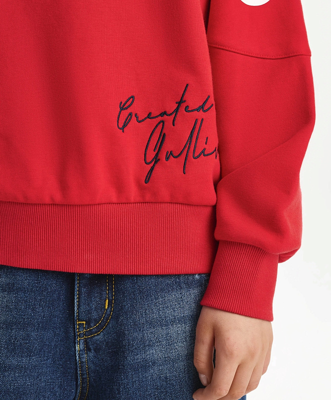 Свитшот для мальчика с V-образной горловиной