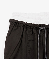 Брюки-джоггеры для девочки черные