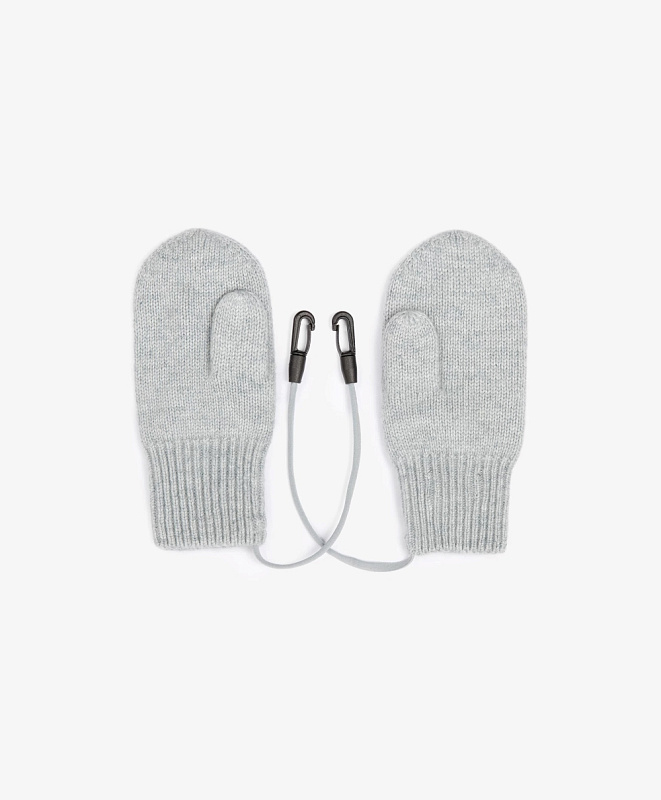 Варежки вязаные для девочки