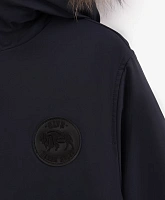 Полупальто зимнее из матовой плащовки на искусственном пуху синее для мальчика