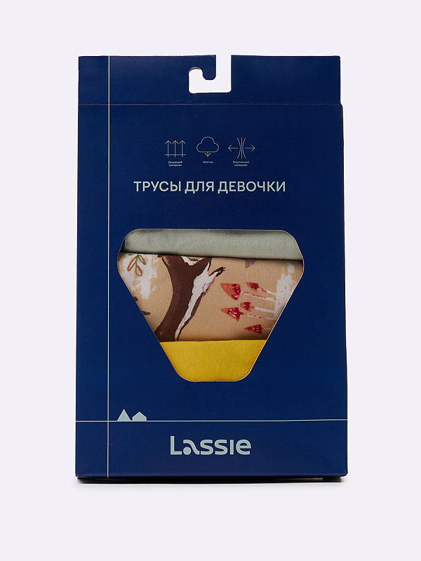 Трусы для девочки, 3 шт. в комплекте, Lukko