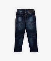 Джинсы утеплённые на флисе синие для мальчика