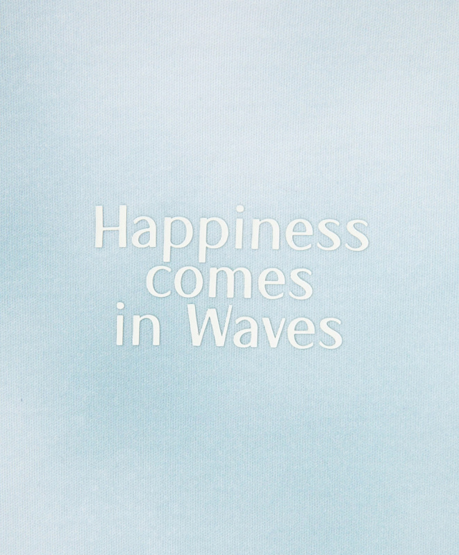 Футболка для мальчика с принтом из мерсеризированного трикотажа голубая