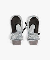 Варежки утепленные для девочки плащевые на подкладке из флиса