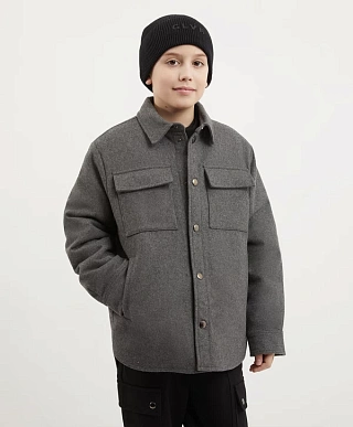 Куртка демисезонная из сукна утепленная для мальчика