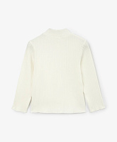 Водолазка для девочки трикотажная в рубчик