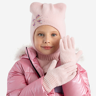 Перчатки шерстяные для девочки