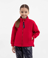 Толстовка флисовая красная для девочки