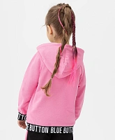 Толстовка на молнии с капюшоном для девочки