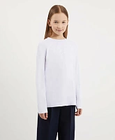 Лонгслив белый для девочки