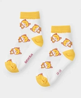 Носки 3 пары с принтом для девочки