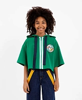 Толстовка с капюшоном на молнии для девочки